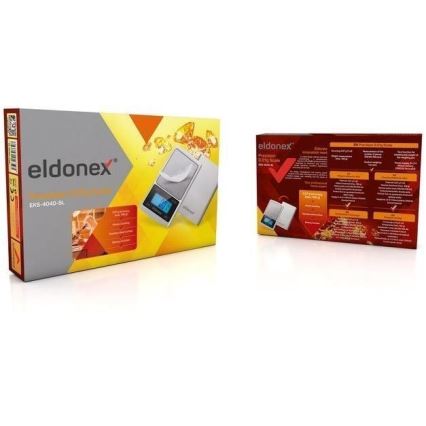 ELDONEX EKS-4040-SL - High precision scale 2xCR2032 silver