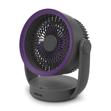 ELDONEX ESF-1010-GY - Rechargeable table fan 9W/5V 4000 mAh grey