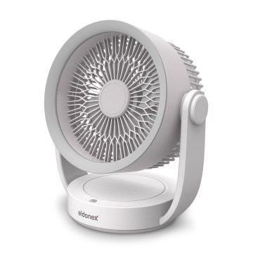ELDONEX ESF-1010-WH - Rechargeable table fan 9W/5V 4000 mAh white