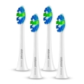 ELDONEX ETB-0001-WH - Set of 4 Standard Replacement Brush Heads for SonicPro Toothbrush, White