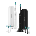 ELDONEX ETB-1010-BW - SonicPro DuoPack IPX7 — Pack of 2 sonic toothbrushes, black + white