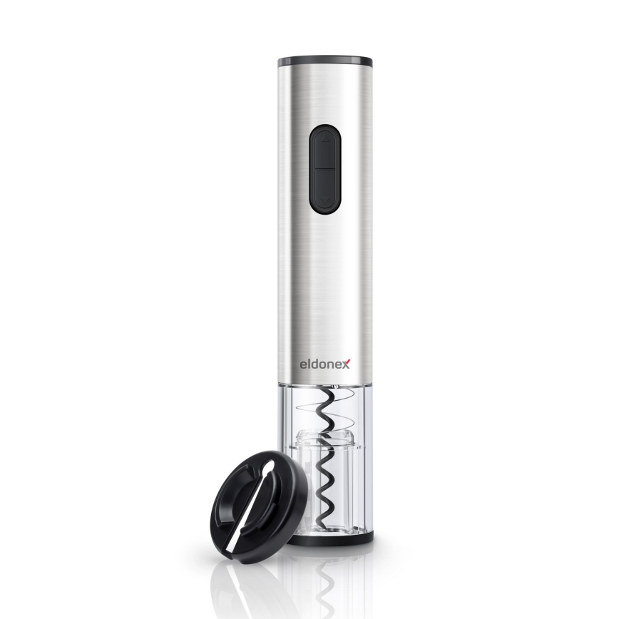 ELDONEX EWO-2200-SL - Electric wine opener 4xAA matte chrome