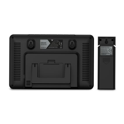 ELDONEX EWS-1010-BK - Weather station with LCD display 2xAAA black