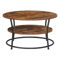 ELDUR Coffee Table, Brown/Black