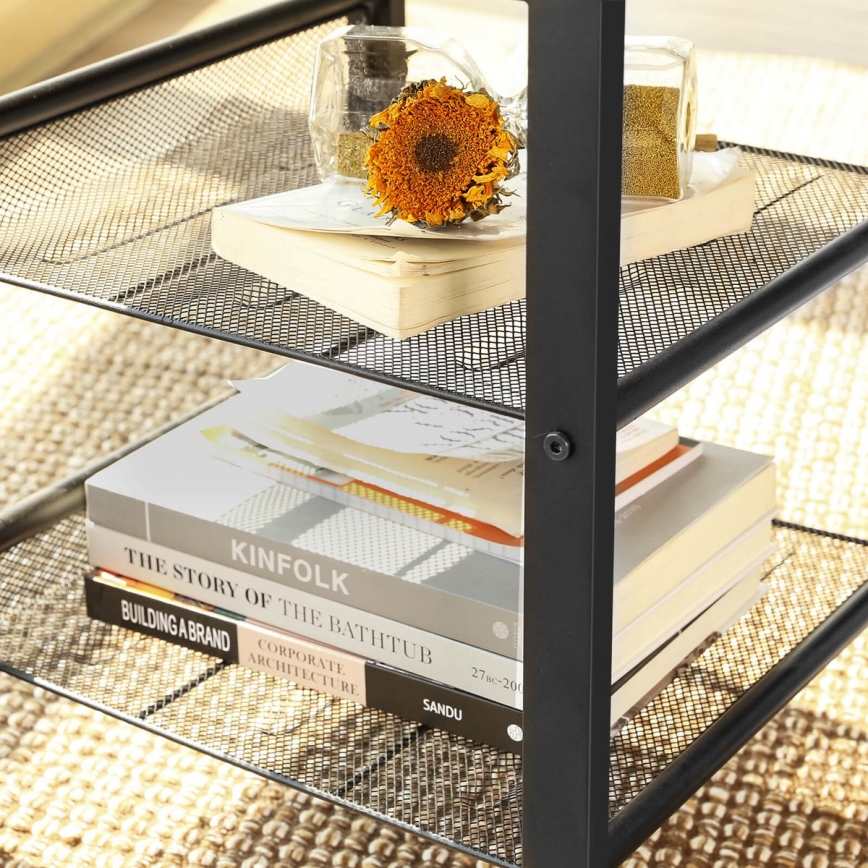 ELDUR Side Table Brown/Black