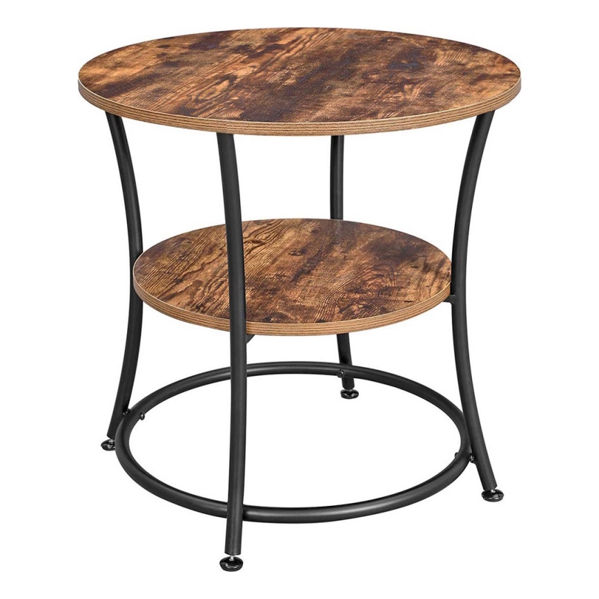 ELDUR Side Table Brown/Black