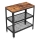 ELDUR Side Table, Brown/Black