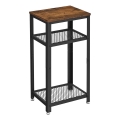 ELDUR Side Table, Brown/Black