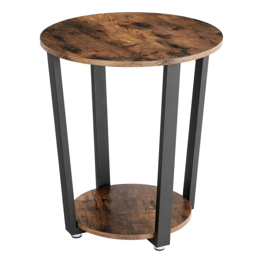 ELDUR Side Table — Brown/Black