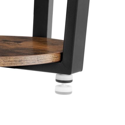 ELDUR Side Table — Brown/Black