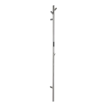 Electric bar towel warmer, polished chrome