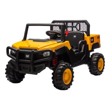 Electric car CAT 60W/7500 mAh yellow/black + remote control