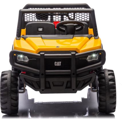 Electric car CAT 60W/7500 mAh yellow/black + remote control