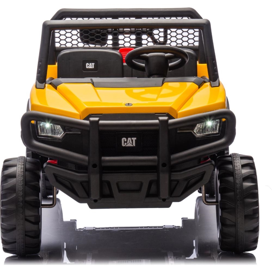Electric car CAT 60W/7500 mAh yellow/black + remote control