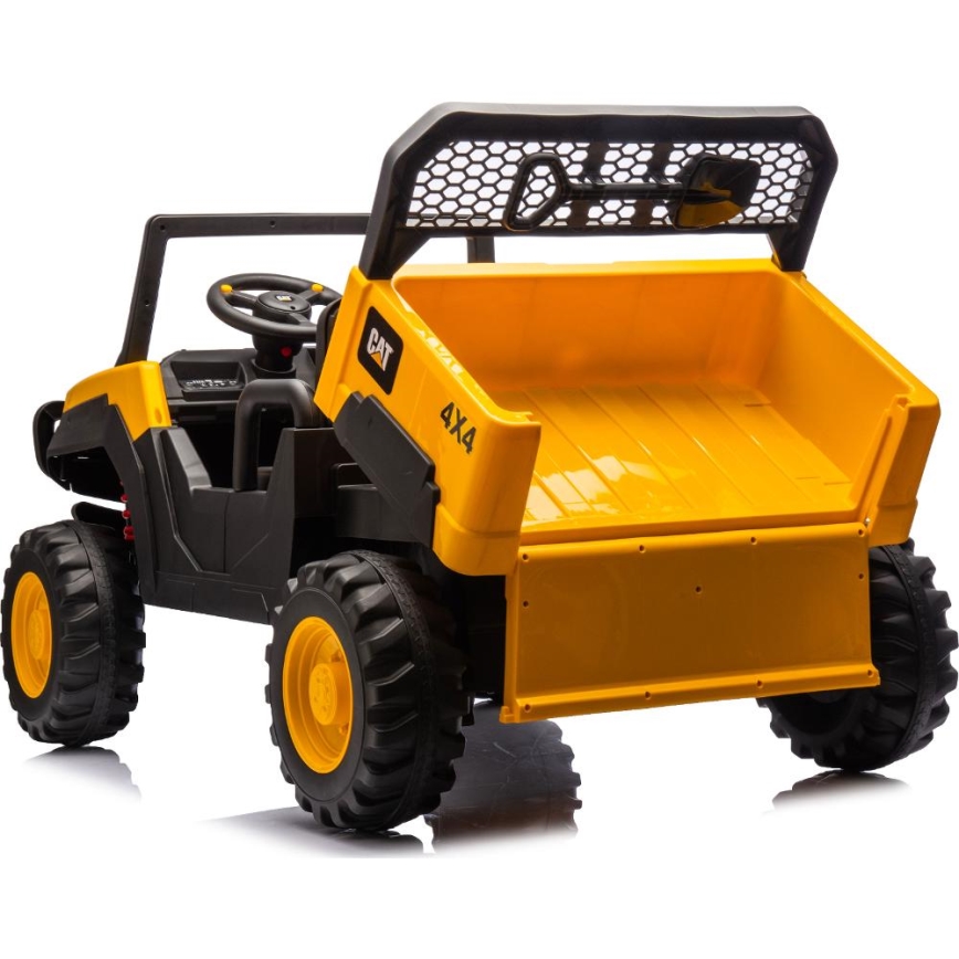 Electric car CAT 60W/7500 mAh yellow/black + remote control