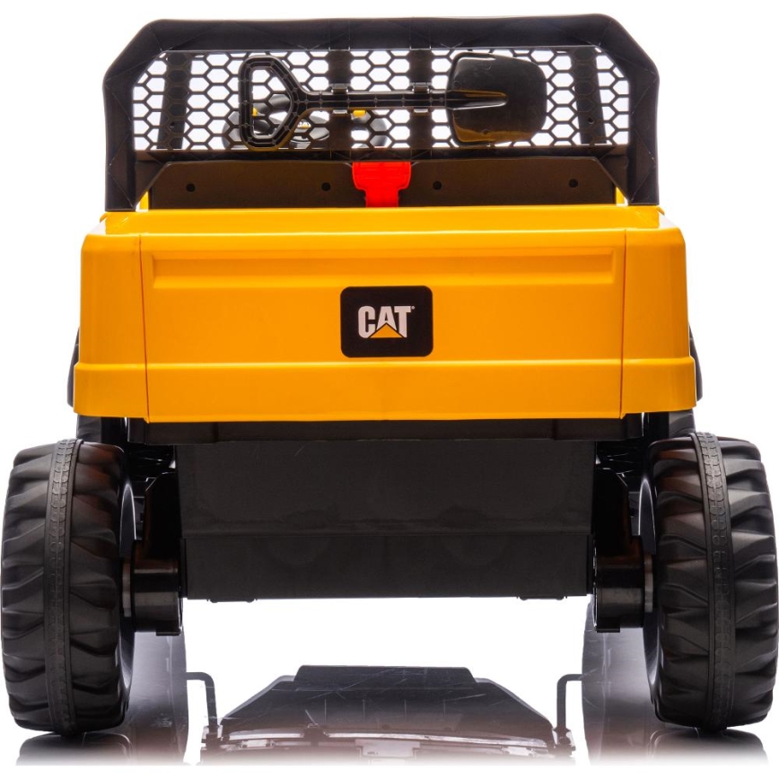 Electric car CAT 60W/7500 mAh yellow/black + remote control