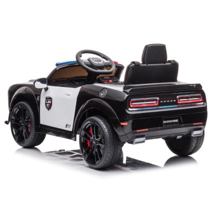 Electric car Dodge Challenger Police car 50W/4500 mAh  black/white