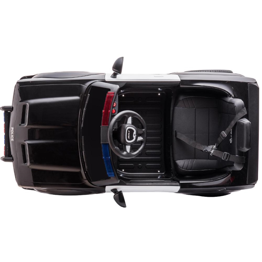 Electric car Dodge Challenger Police car 50W/4500 mAh  black/white