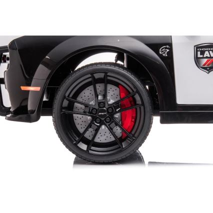 Electric car Dodge Challenger Police car 50W/4500 mAh  black/white