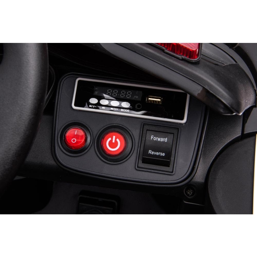 Electric car Dodge Challenger Police car 50W/4500 mAh  black/white