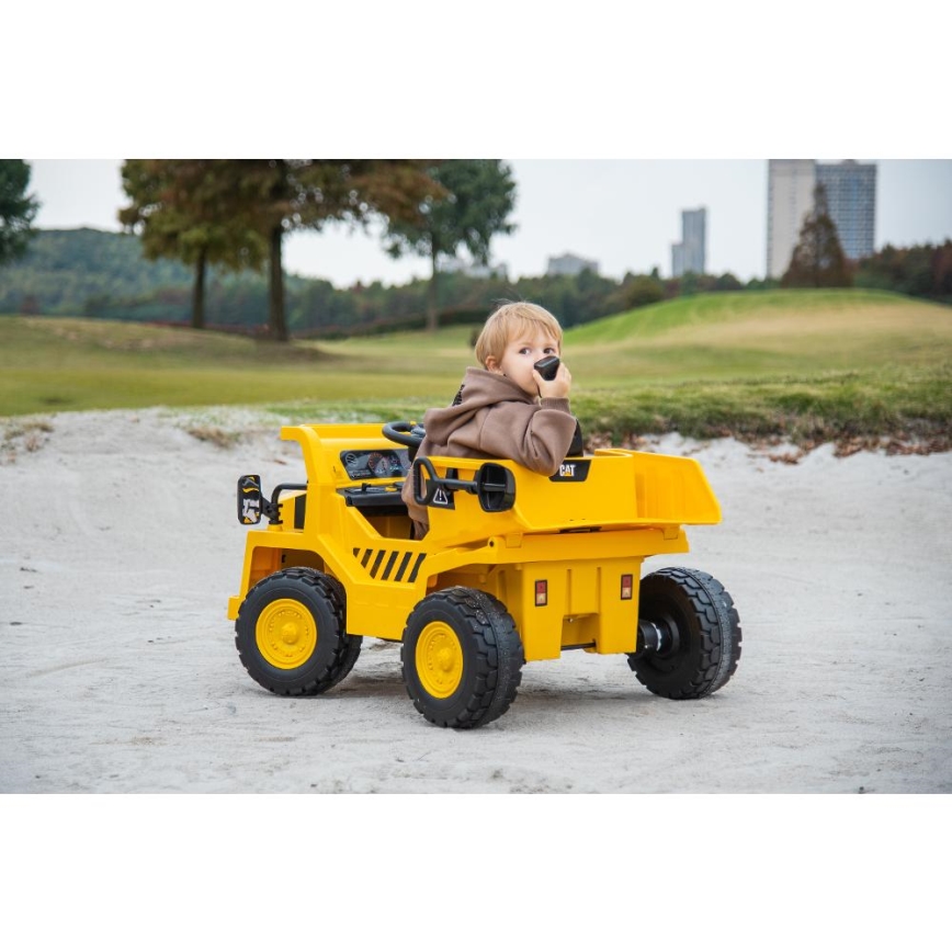 Electric car Loader CAT 60W/4500 mAh yellow/black