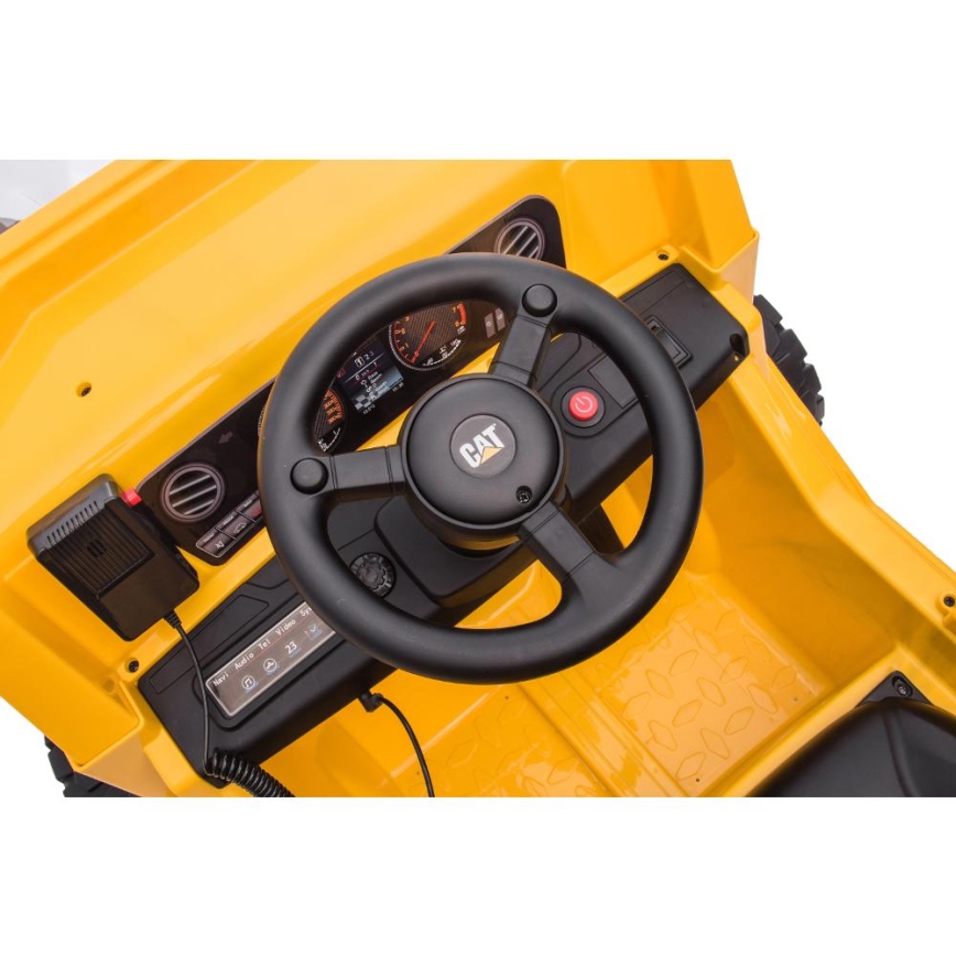 Electric car Loader CAT 60W/4500 mAh yellow/black