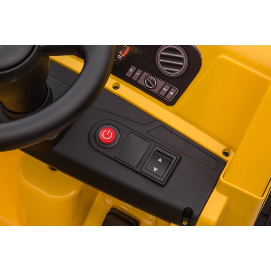 Electric car Loader CAT 60W/4500 mAh yellow/black