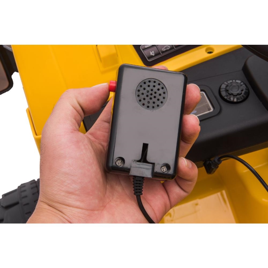 Electric car Loader CAT 60W/4500 mAh yellow/black