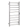 Electric Heated Towel Rail 45x96 cm 130W Stainless Steel