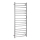 Electric heated towel rail 60x168 cm 285W stainless steel