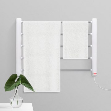 Electric heated towel rail 65W/230V 60x43,2 cm IPX1 white