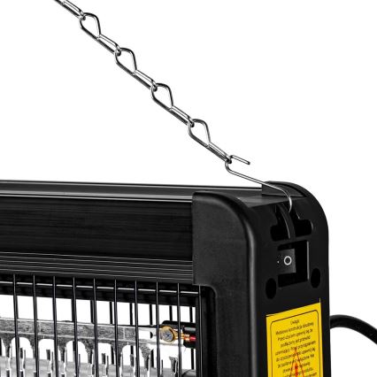 Electric insect zapper 2x10W/230V 100 m²