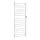 Electric Towel Warmer 60x168 cm, 285W, Stainless Steel/White