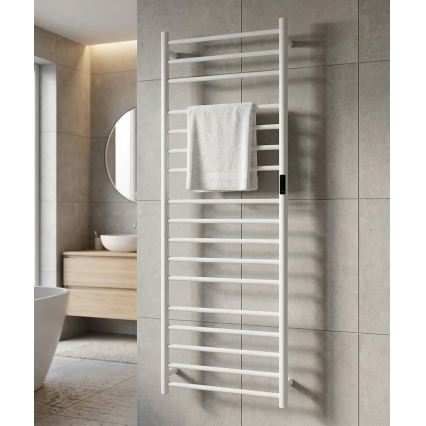 Electric Towel Warmer 60x168 cm, 285W, Stainless Steel/White