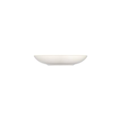 Elegant 24-piece porcelain dinnerware set in white, blue and gold