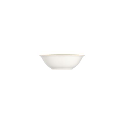 Elegant 24-piece porcelain dinnerware set in white, blue and gold