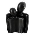 Elegant black tabletop decoration, 20 x 5.5 x 14.5 cm
