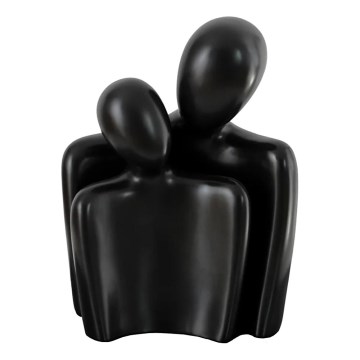 Elegant black tabletop decoration, 20 x 5.5 x 14.5 cm