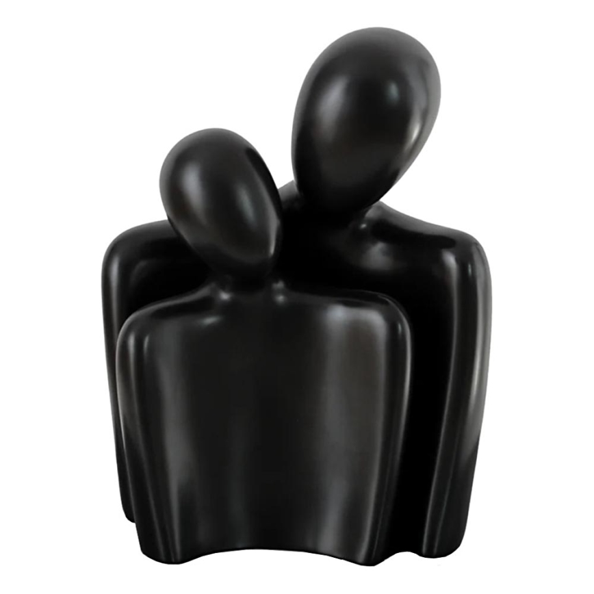 Elegant black tabletop decoration, 20 x 5.5 x 14.5 cm