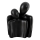 Elegant black tabletop decoration, 20 x 5.5 x 14.5 cm