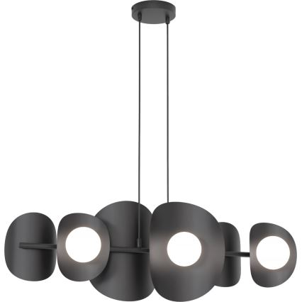 ELEMENTI Cable-hung Chandelier 6xG9/8W/230V, Black