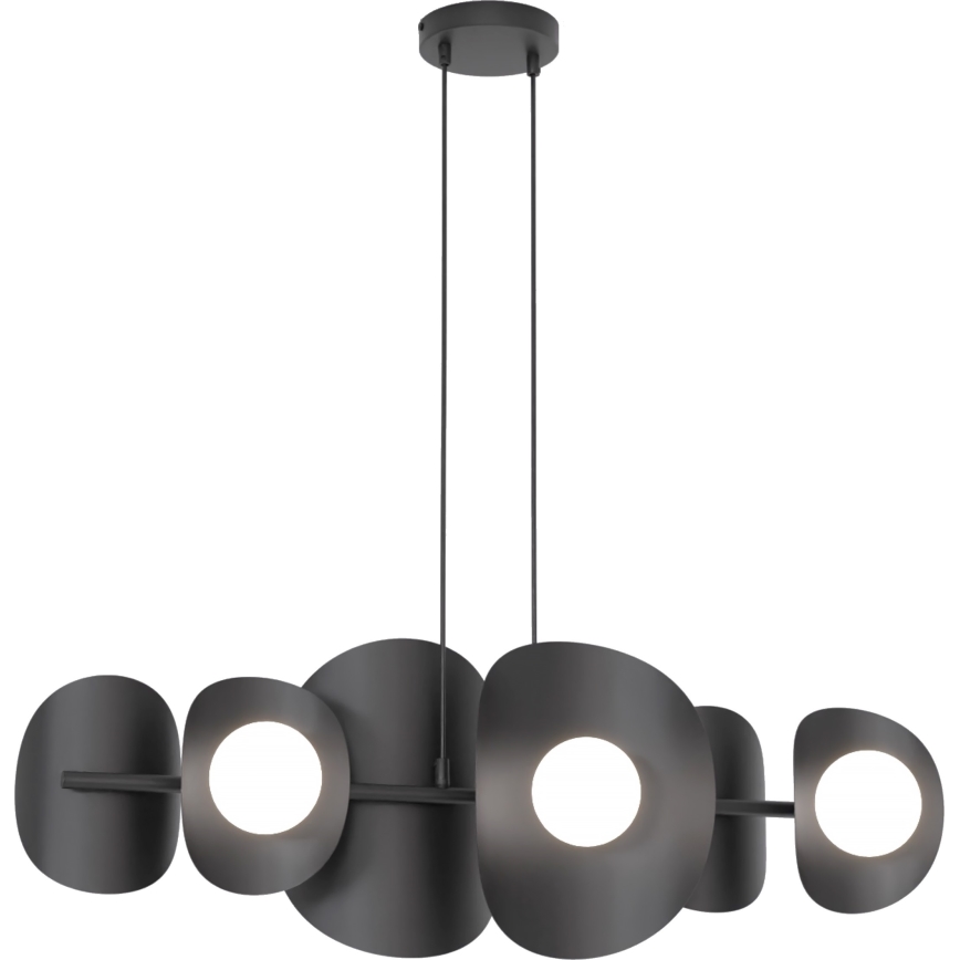 ELEMENTI Cable-hung Chandelier 6xG9/8W/230V, Black