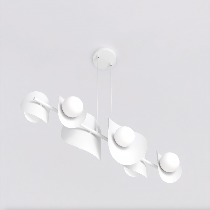 ELEMENTI Cable Pendant Chandelier 6xG9/8W/230V White