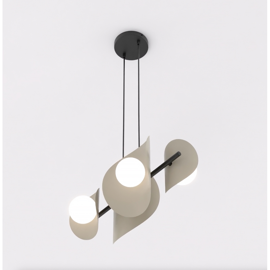 ELEMENTI cable pendant light 4xG9/8W/230V beige