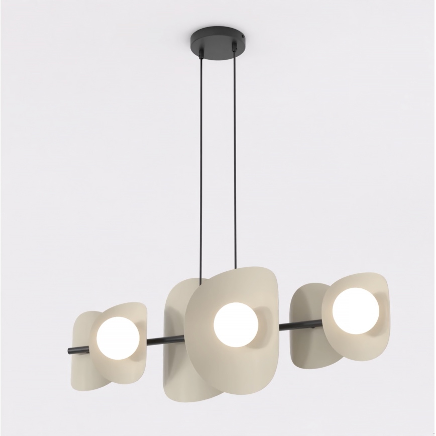 ELEMENTI cable pendant light 6xG9/8W/230V beige