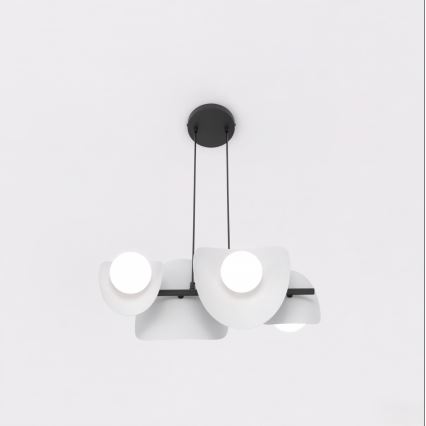 ELEMENTI cable-suspended pendant 4xG9/8W/230V grey