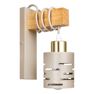 ELEN Wall Lamp 1xE27/35W/230V beige/gold/brown