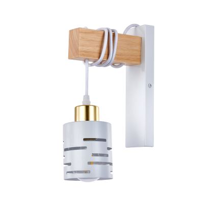 ELEN Wall Lamp 1xE27/35W/230V White/Gold/Brown