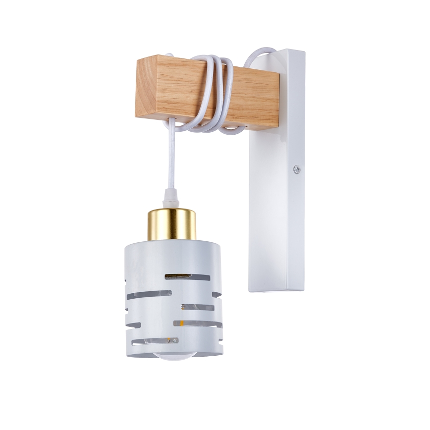 ELEN Wall Lamp 1xE27/35W/230V White/Gold/Brown