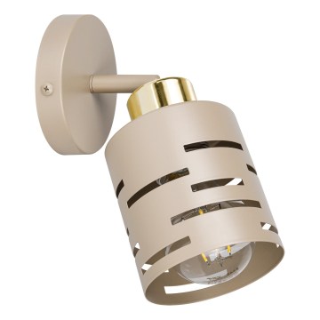 ELEN wall-mounted spotlight 1xE27/35W/230V beige/gold